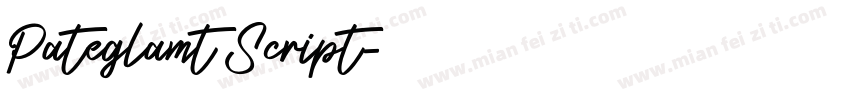 Pateglamt Script字体转换